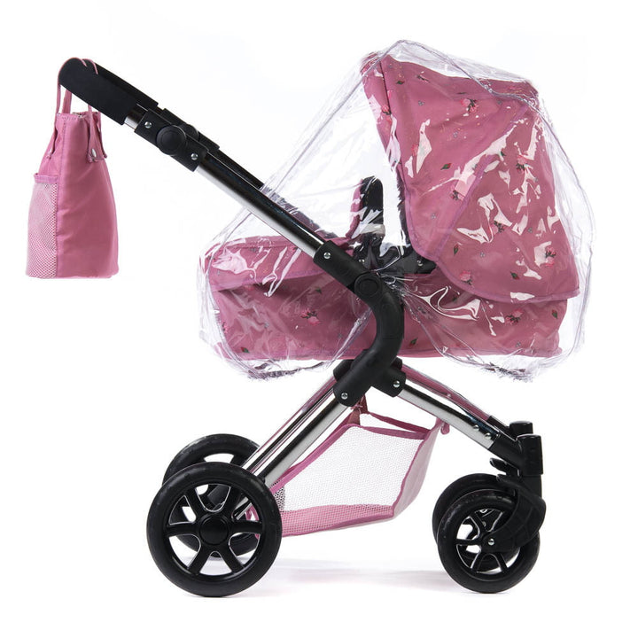 Roma Darcie Single Dolls Pram - Pink 3+ years 78cm