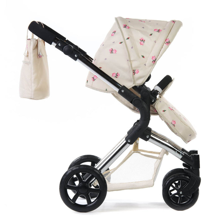 Roma Darcie Single Dolls Pram - Cream 3+ years 78cm