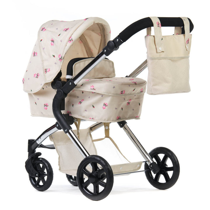 Roma Darcie Single Dolls Pram - Cream 3+ years 78cm