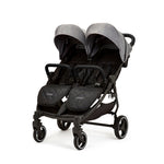 Ickle Bubba Venus Prime Twin Double Stroller Including Carrycot - Space Grey