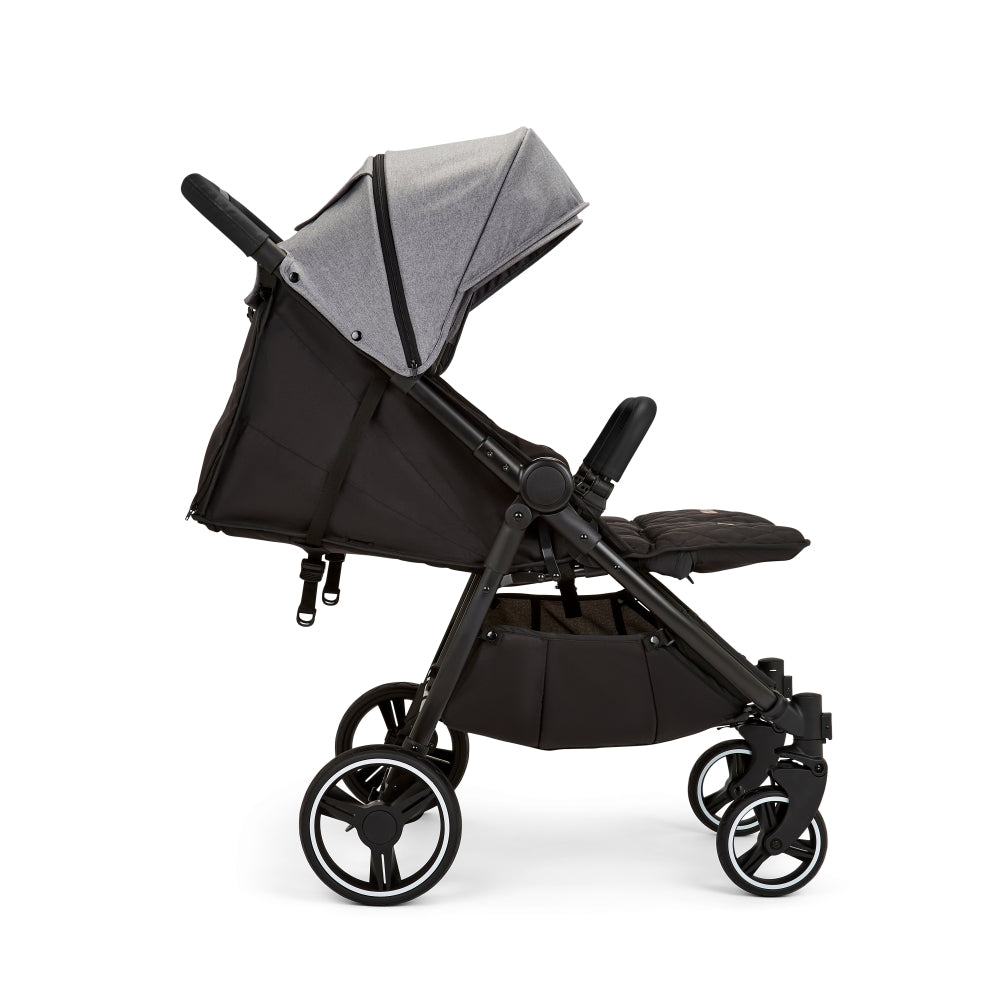 Ickle Bubba Venus Max Double Stroller - Space Grey/Black