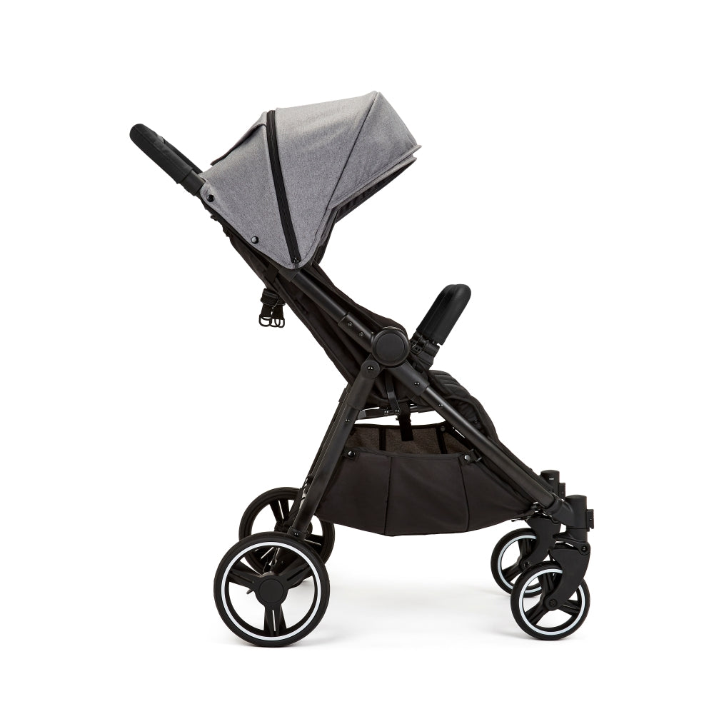 Ickle Bubba Venus Prime Twin Double Stroller Including Carrycot - Space Grey