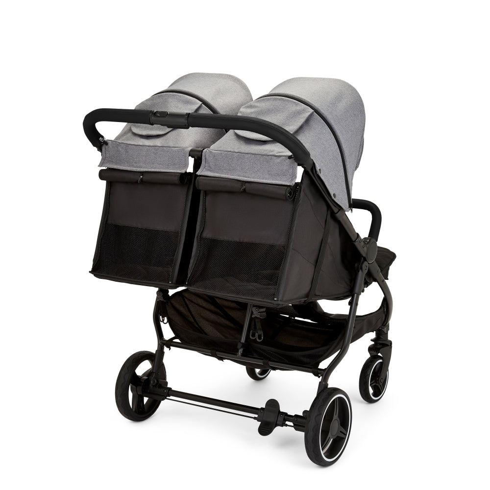 Ickle Bubba Venus Max Double Stroller - Space Grey/Black