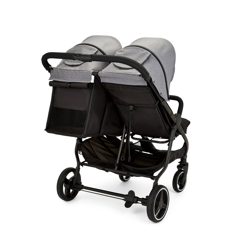 Ickle Bubba Venus Prime Twin Double Stroller Including Carrycot - Space Grey