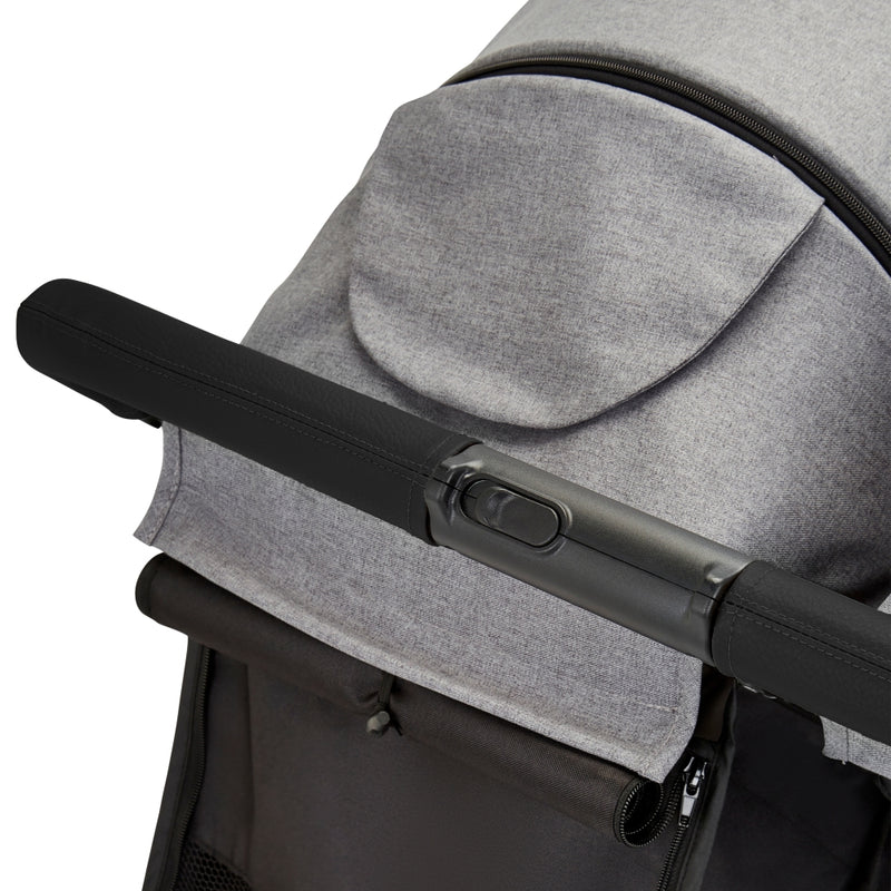 Ickle Bubba Venus Prime Twin Double Stroller Including Carrycot - Space Grey