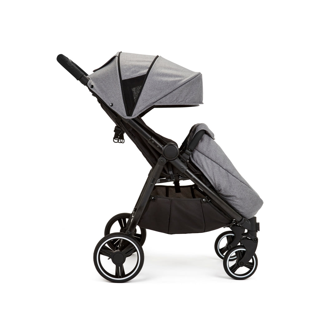 Ickle Bubba Venus Prime Double Stroller - Space Grey/Black