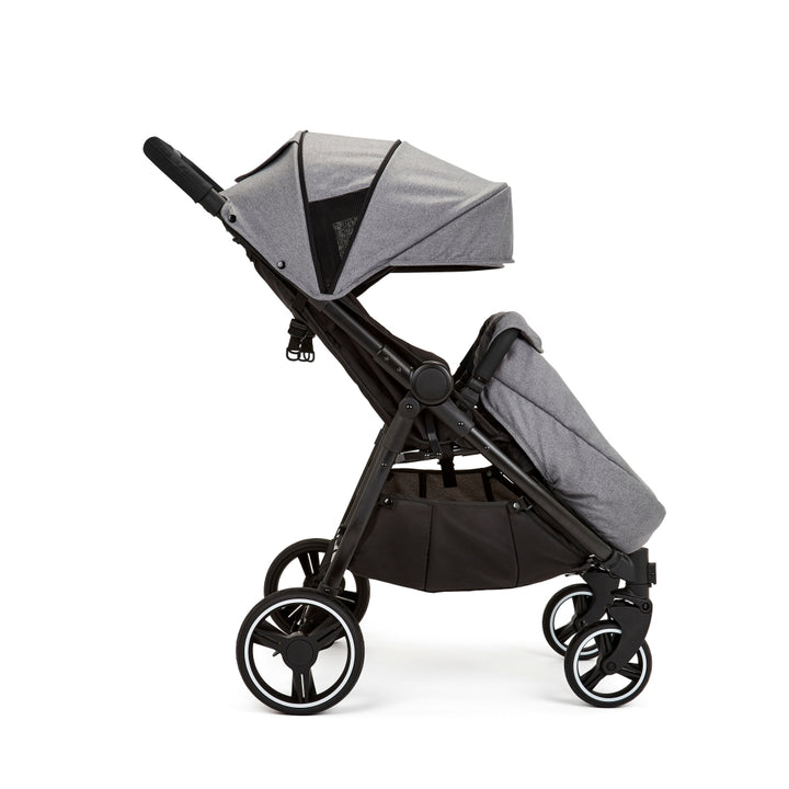 Ickle Bubba Venus Max Double Stroller - Space Grey/Black