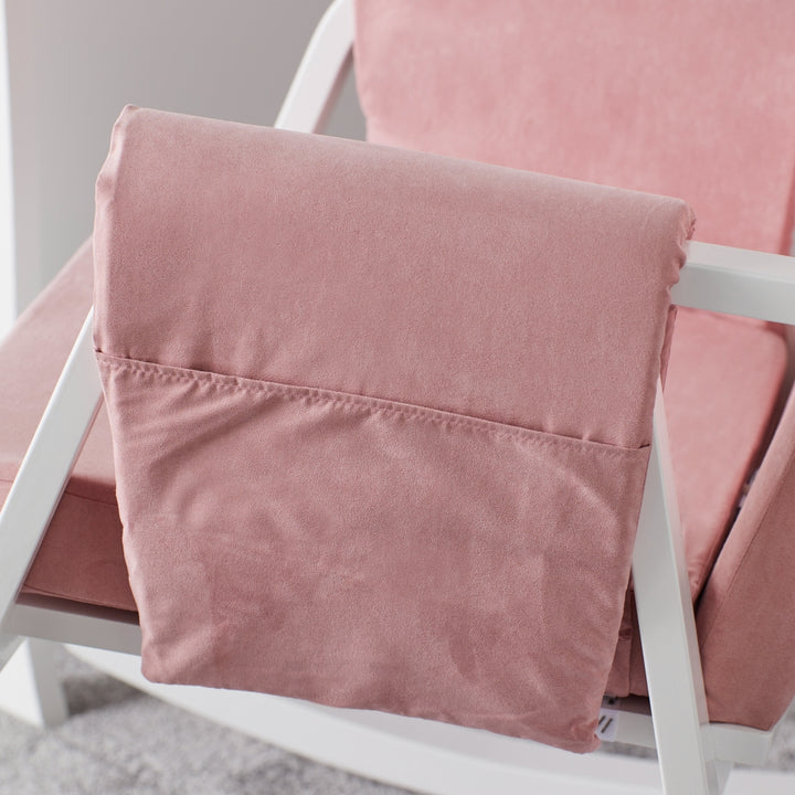 Ickle Bubba Dursley Rocker Chair and Stool - Blush Pink