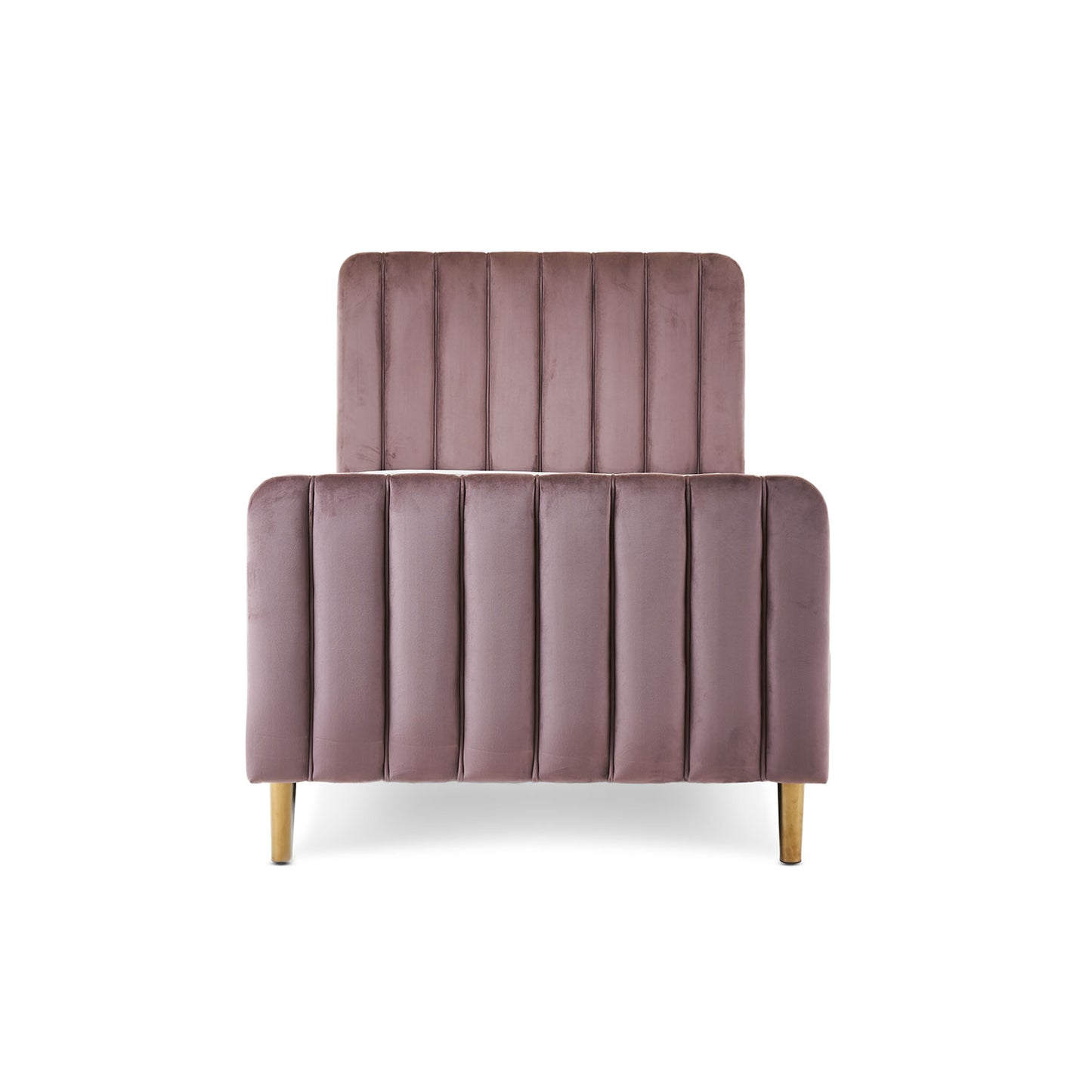 Obaby Gatsby Velvet Single Bed - Pink
