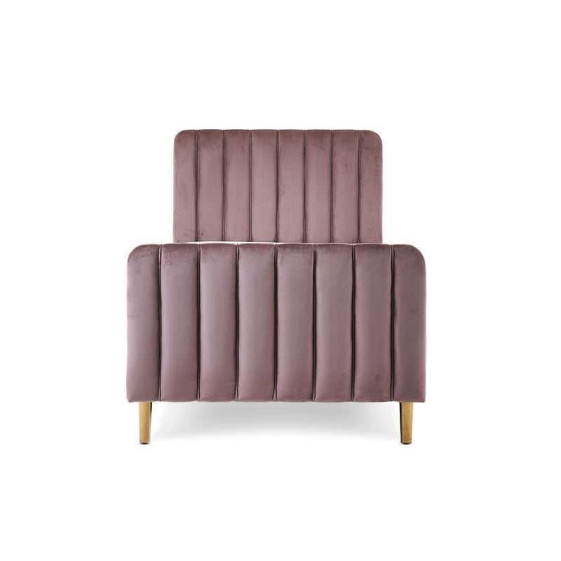 Obaby Gatsby Velvet Toddler Bed - Pink