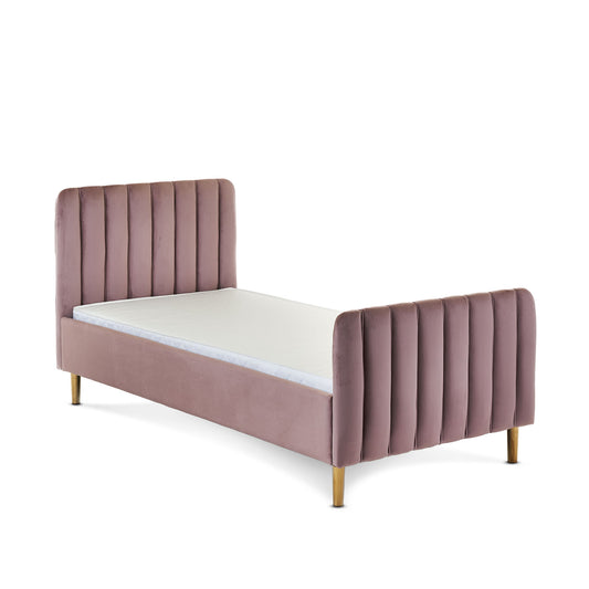 Obaby Gatsby Velvet Single Bed - Pink