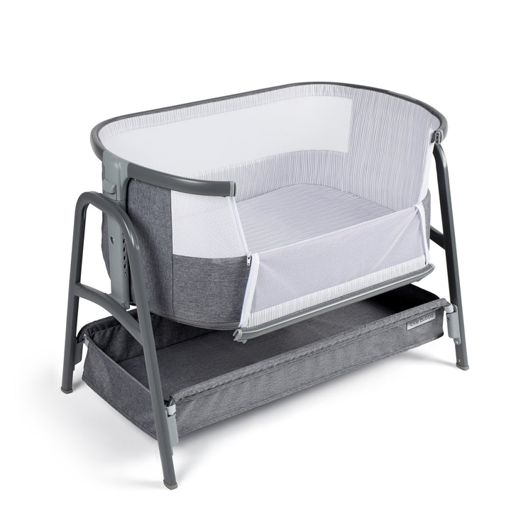 Ickle Bubba Bubba&Me Bedside Crib - Grey