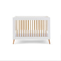 Obaby Maya Mini Cot Bed - White/Natural