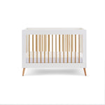Obaby Maya Mini Cot Bed - White/Natural
