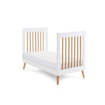Obaby Maya Mini Cot Bed - White/Natural