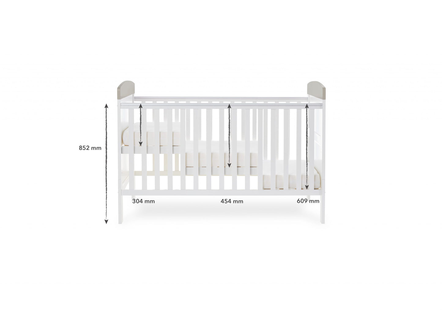 Obaby Grace Inspire Cot Bed – Guess How Much I Love You – To the Moon and Back