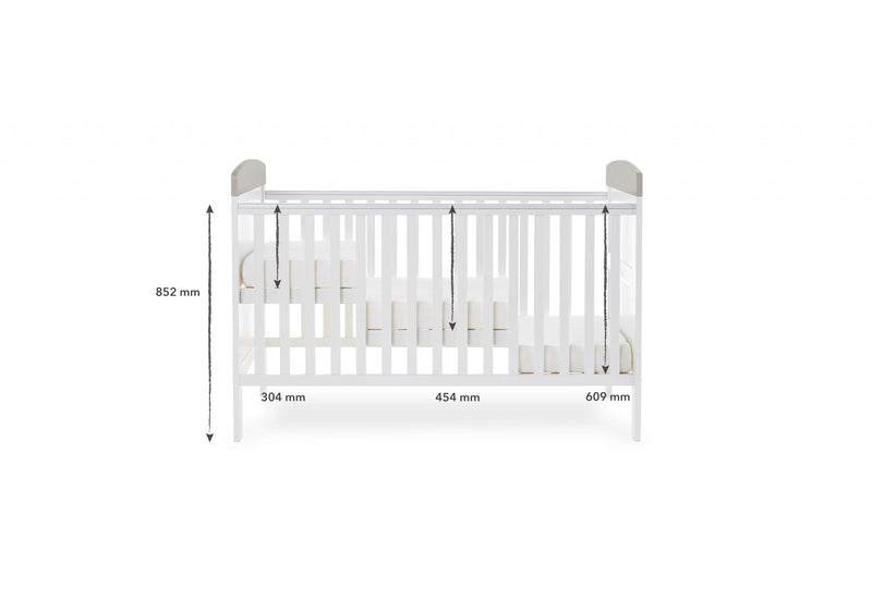 Obaby Grace Inspire Cot Bed – Guess How Much I Love You – To the Moon and Back