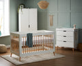 Obaby Maya 3 Piece Room Set - White With Natural