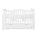 Obaby Stamford Luxe Sleigh Cot Bed - White