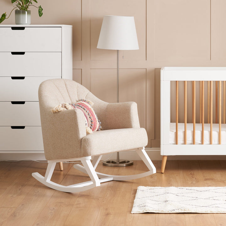 Obaby Round Back Rocking Chair – Oatmeal