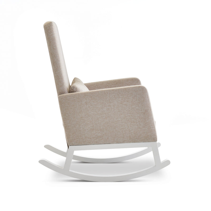 Obaby High Back Rocking Chair - Oatmeal