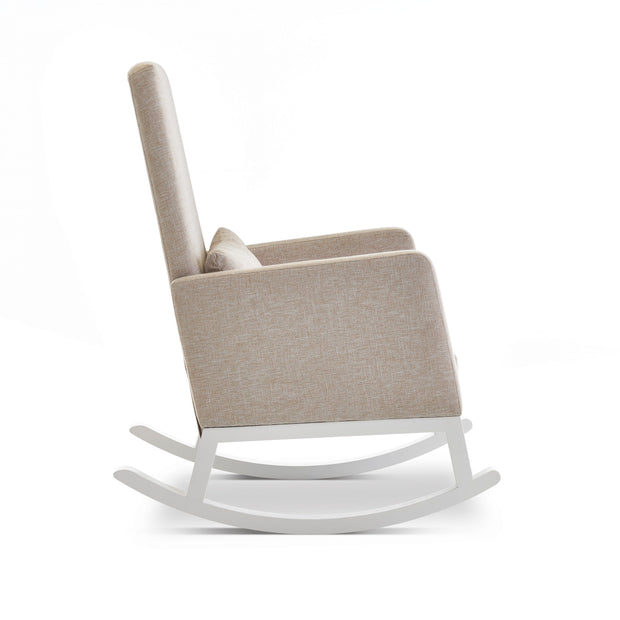 Obaby High Back Rocking Chair - Oatmeal