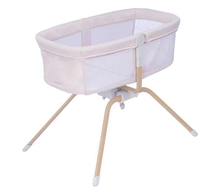 Babymore Air Motion Gliding Crib - Cream