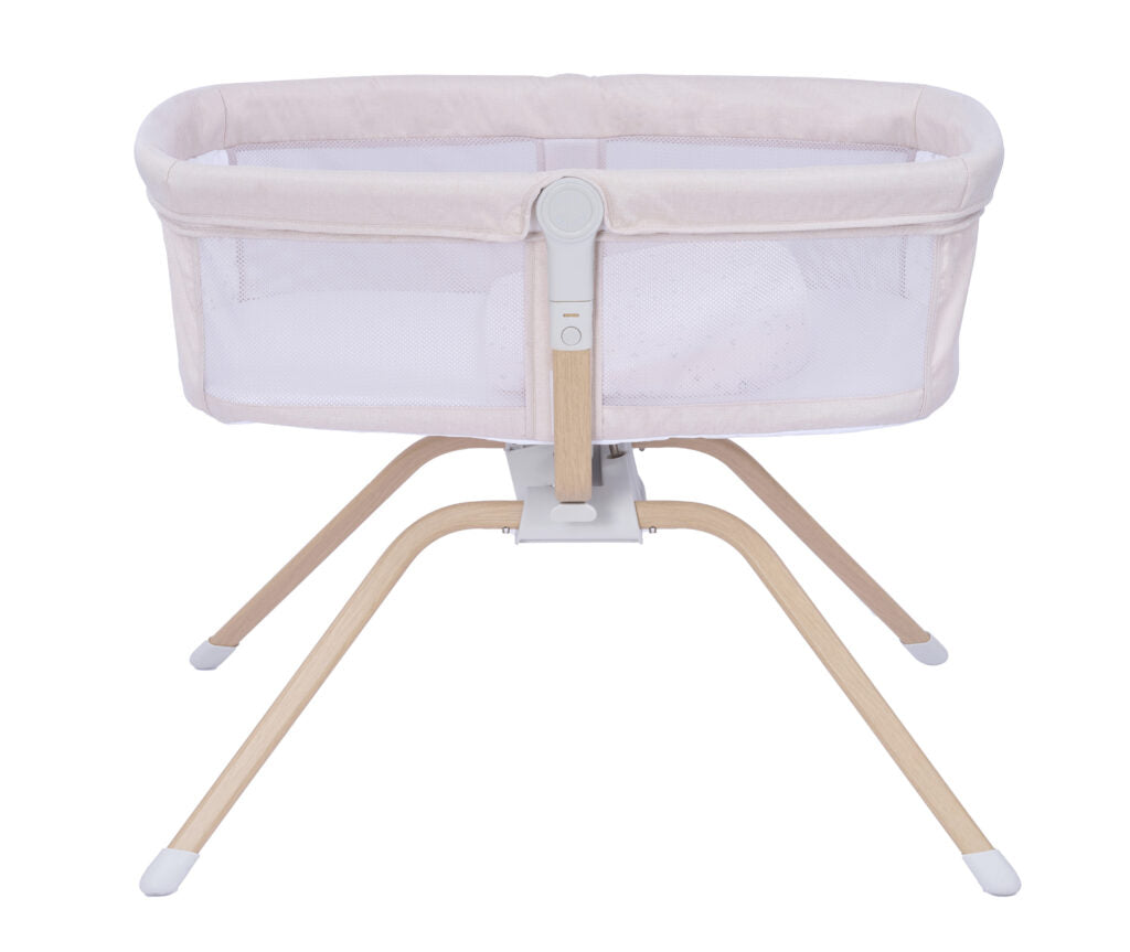 Babymore Air Motion Gliding Crib - Cream