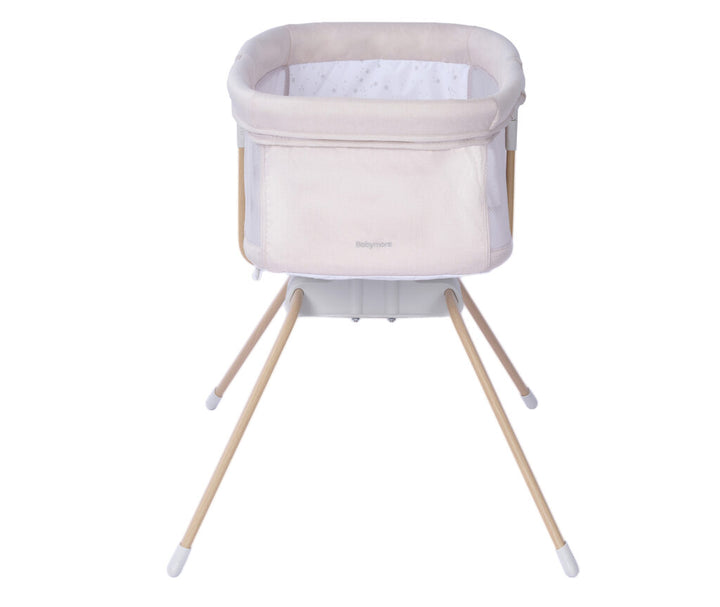 Babymore Air Motion Gliding Crib - Cream