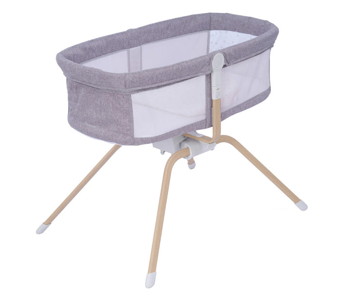 Babymore Air Motion Gliding Crib - Slate