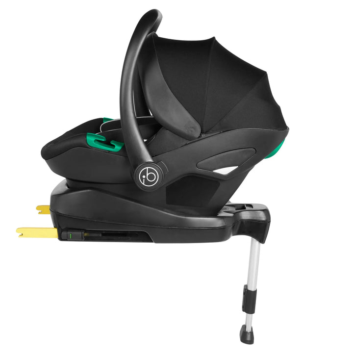 Ickle Bubba Stomp Luxe All in One Premium Travel System with ISOFIX Base - Midnight Bronze/Tan