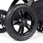 Ickle Bubba Stomp Luxe 12 Piece Cirrus Travel System + Isofix Base - Midnight/Black/Tan