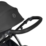 Ickle Bubba Stomp Luxe 12 Piece Cirrus Travel System + Isofix Base - Charcoal Grey/Black/Black