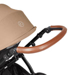 Ickle Bubba Stomp Luxe 12 Piece Cirrus Travel System + Isofix Base - Desert Black/Tan
