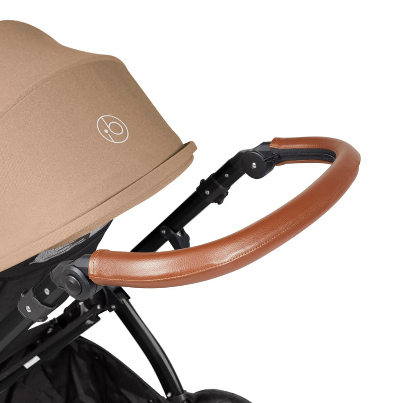 Ickle Bubba Stomp Luxe 12 Piece Cirrus Travel System + Isofix Base - Desert Black/Tan