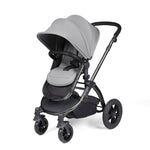 Ickle Bubba Stomp Luxe 12 Piece Cirrus Travel System + Isofix Base - Pearl Grey/Black/Black