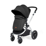 Ickle Bubba Stomp Luxe 12 Piece Cirrus Travel System + Isofix Base - Midnight/Silver/Black