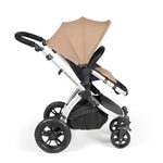 Ickle Bubba Stomp Luxe 12 Piece Cirrus Travel System + Isofix Base - Desert Silver/Black