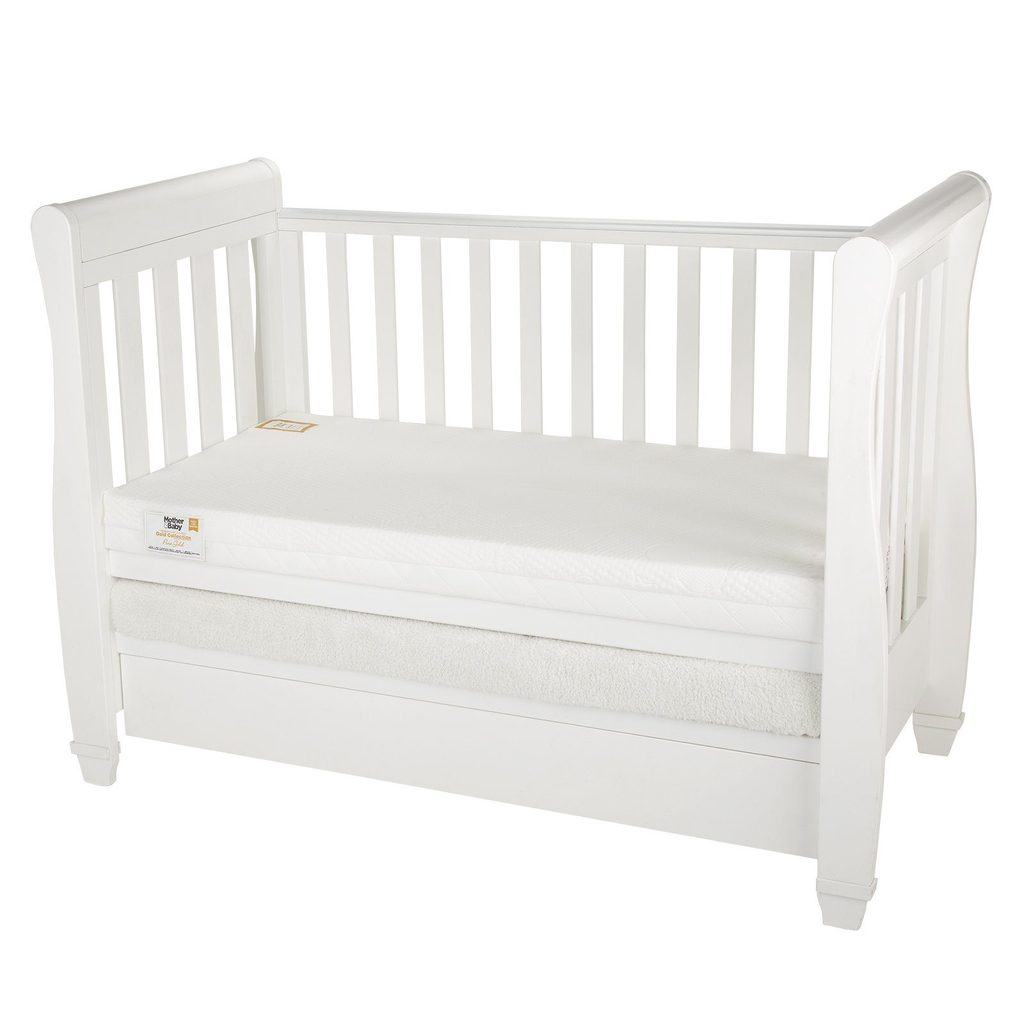 Mother&Baby Pure Gold Anti-Allergy Coir Pocket Sprung Cot bed Mattress 140 x 70cm