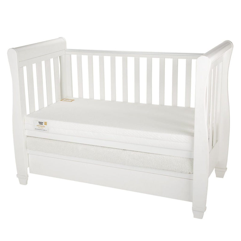 Mother&Baby Pure Gold Anti-Allergy Coir Pocket Sprung Cot bed Mattress 140 x 70cm