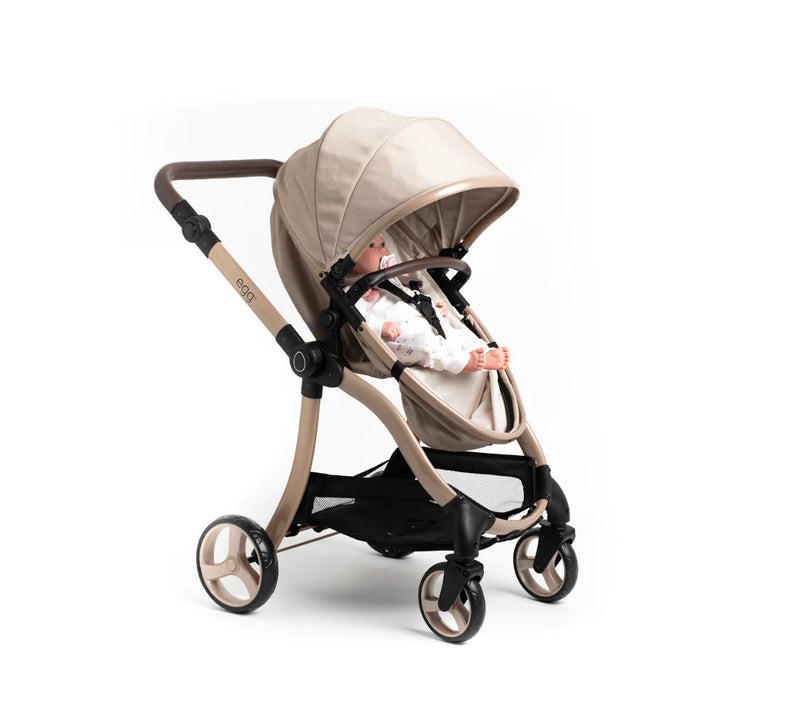egg Dolls Pram by Roma - Feather on Gold