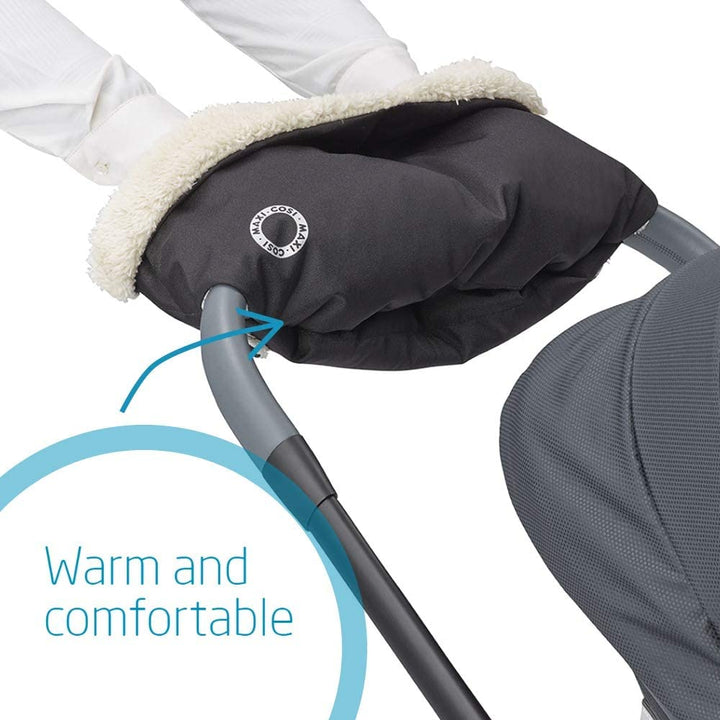 Maxi-Cosi Pram Handle Gloves - Essential Black