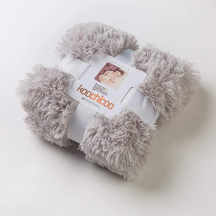 Bizzi Growin Koochicoo Fluffy Baby Blanket - Grey