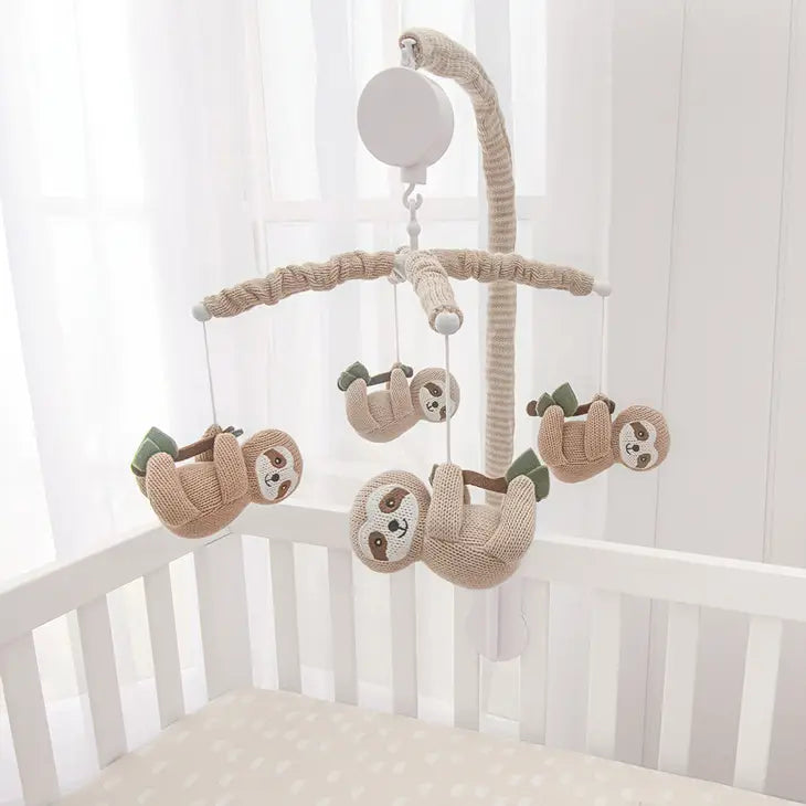 Living Textiles Musical Mobile Set - Sloth