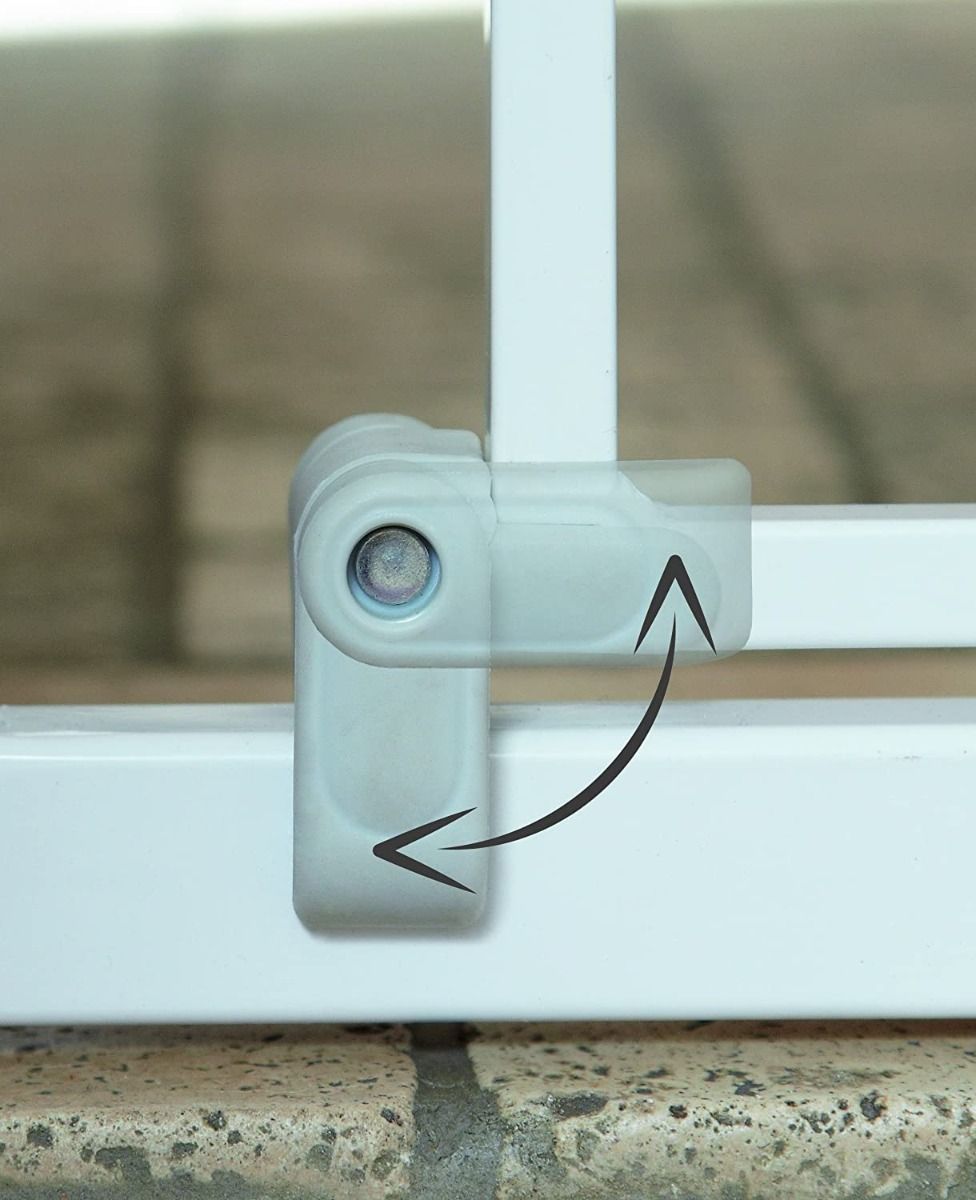 Safety 1st SecurTech Easy Close Stair Gate White - White