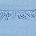 Cuddles Collection Two Pack Cot Bed Jersey Sheets - Blue