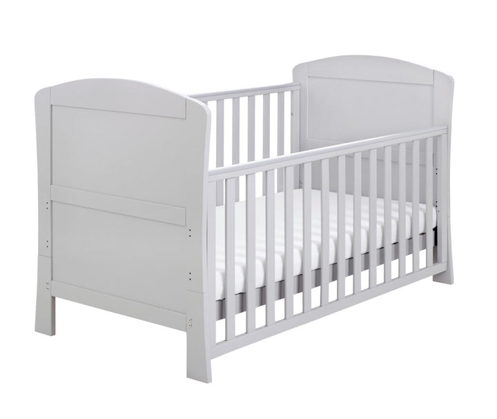 Babymore Aston Drop Side Cot Bed - Grey