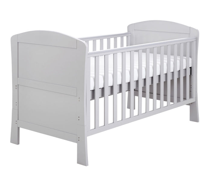 Babymore Aston Drop Side Cot Bed - Grey