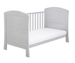 Babymore Aston Drop Side Cot Bed - Grey