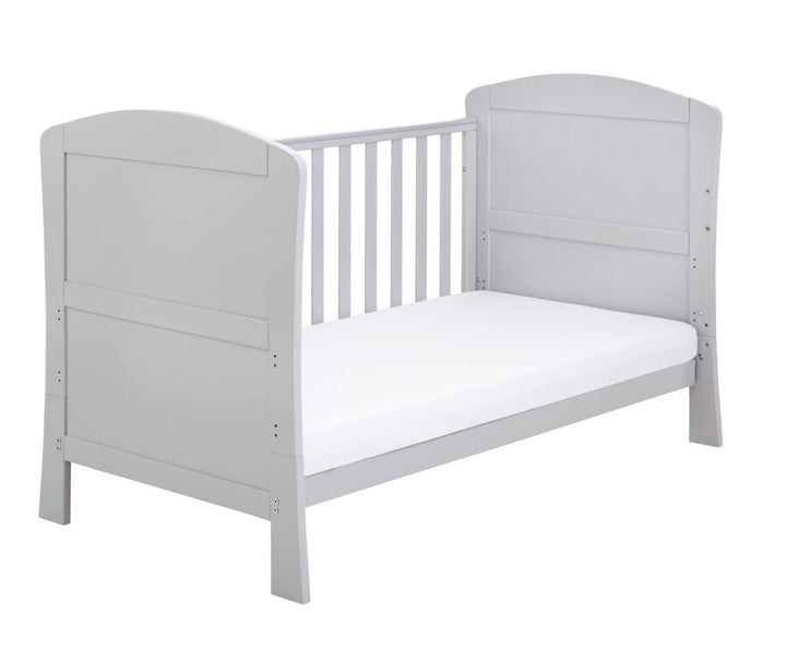 Babymore Aston Drop Side Cot Bed - Grey